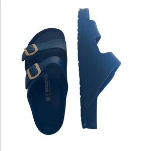 Birkenstock Gizeh Eva Blue Slide Sandals Size 11